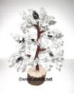 Crystal w/. Black Tourmaline Tumble Tree